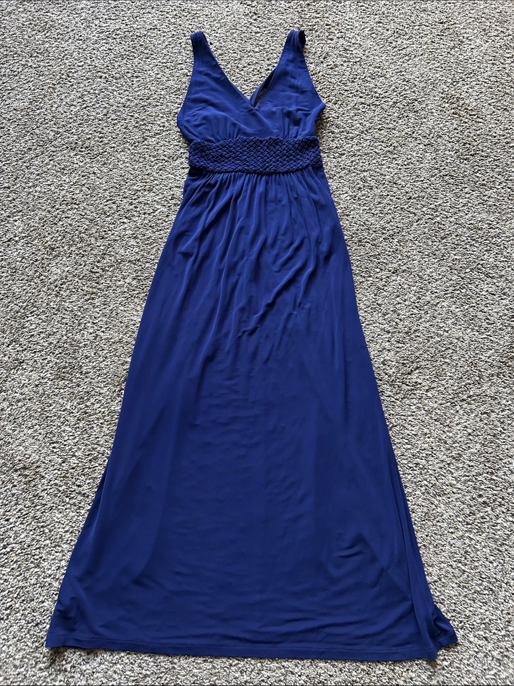 Maeve by Anthropologie Yuma Braided Waist Sleeveless Maxi Dress Blue Women’s 4